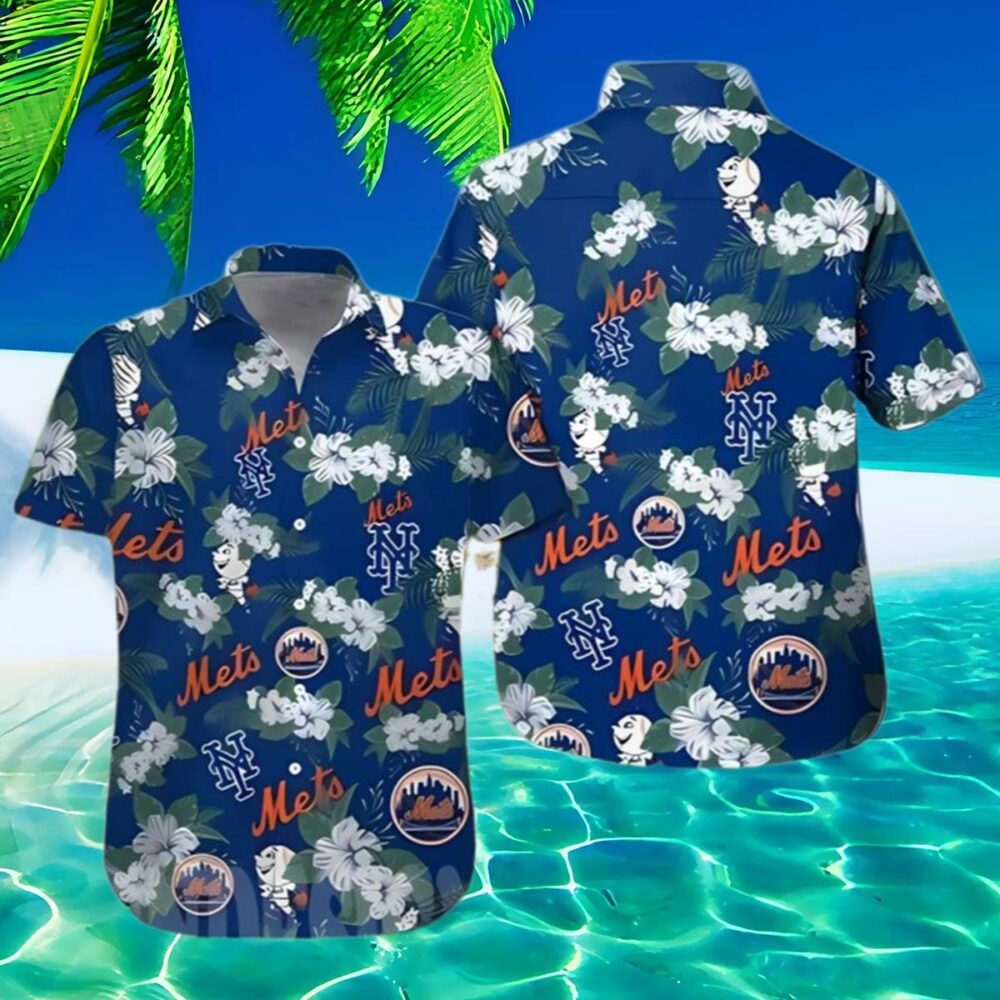 New York Mets Mlb Flower Aloha Summer Beach Hawaiian Shirt MLB Aloha Shirt Gift For Fans 2