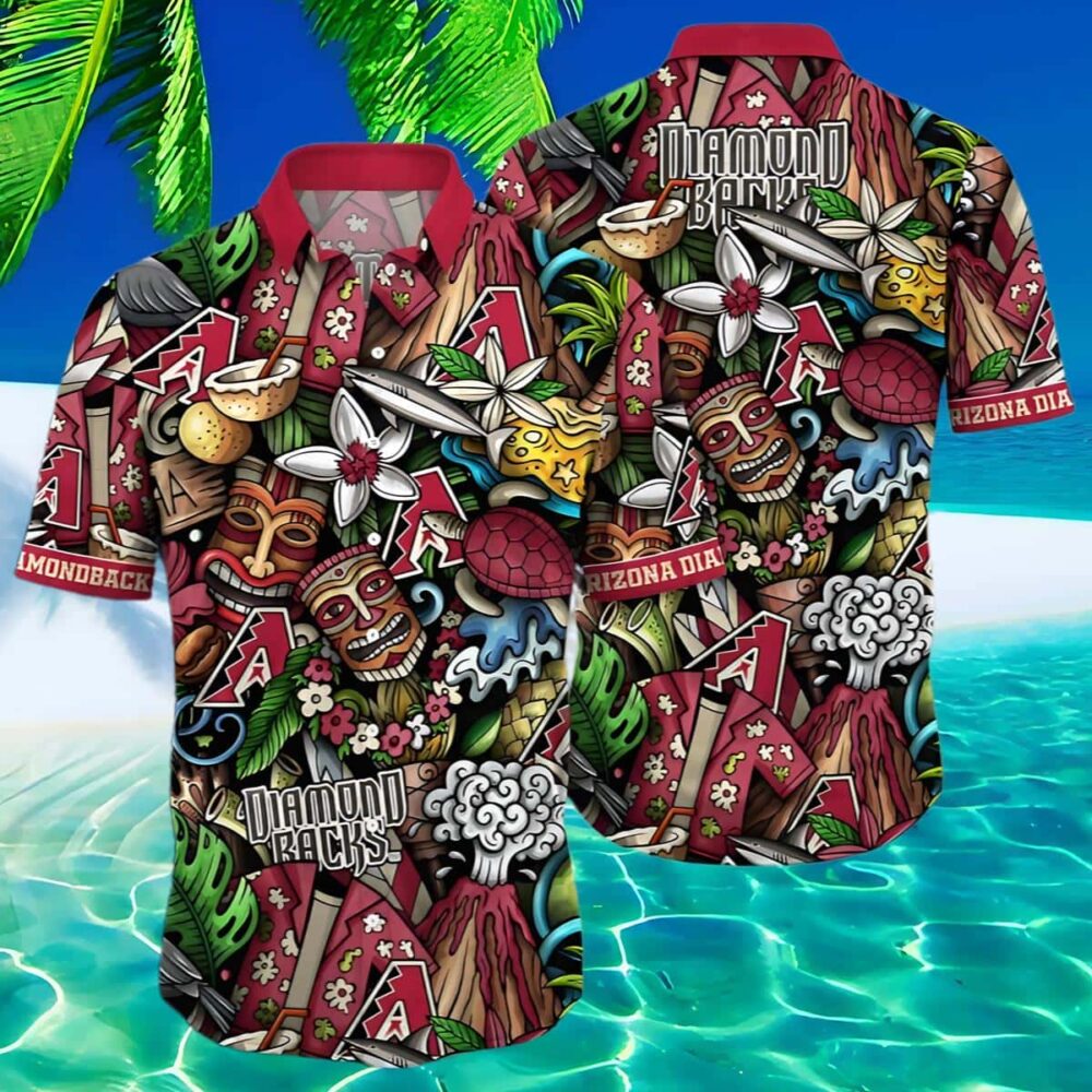 Oasis Breeze Arizona Diamondbacks Hawaiian Shirt New MLB Aloha Shirt Gift For Fans 2