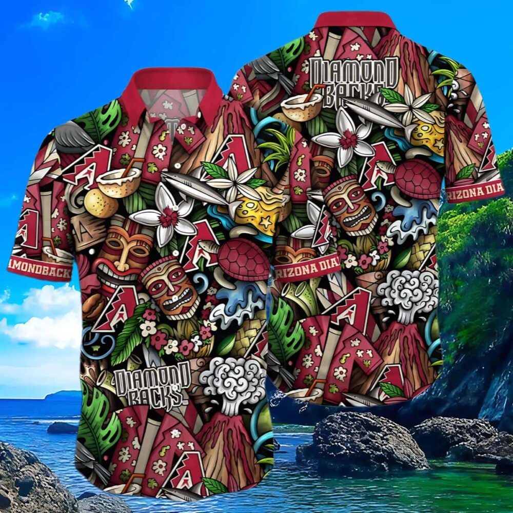 Oasis Breeze Arizona Diamondbacks Hawaiian Shirt New MLB Aloha Shirt Gift For Fans 3