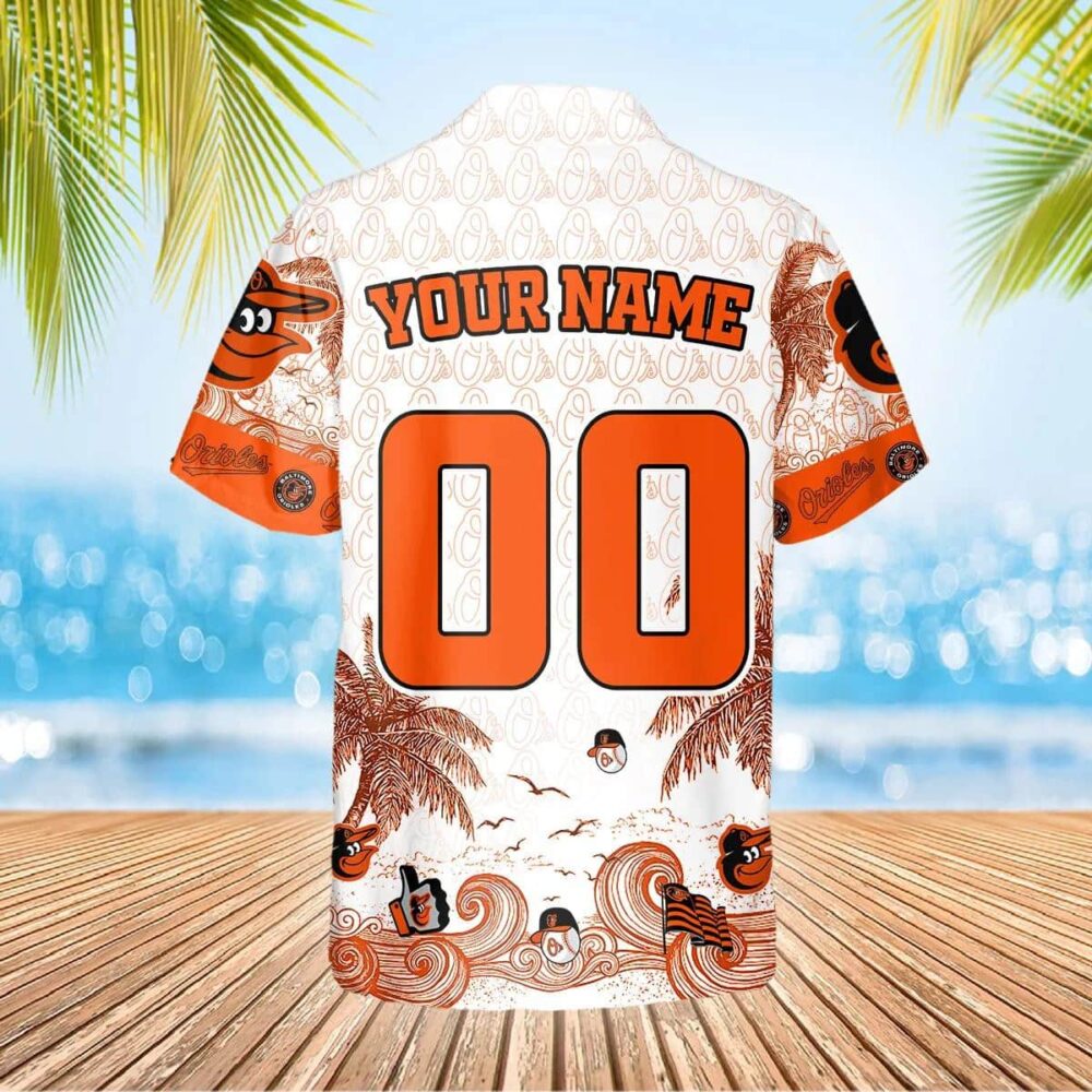 Personalized Baltimore Orioles Wave Rider Hawaiian Shirt MLB Aloha Shirt Gift For Fans 2