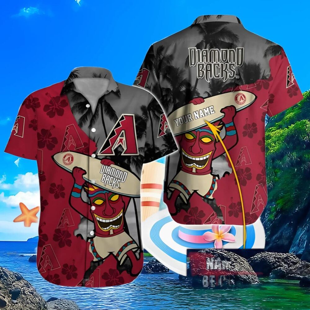 Personalized Tiki Vibes Arizona Diamondbacks Hawaiian Shirt MLB Aloha Shirt Gift For Fans 3