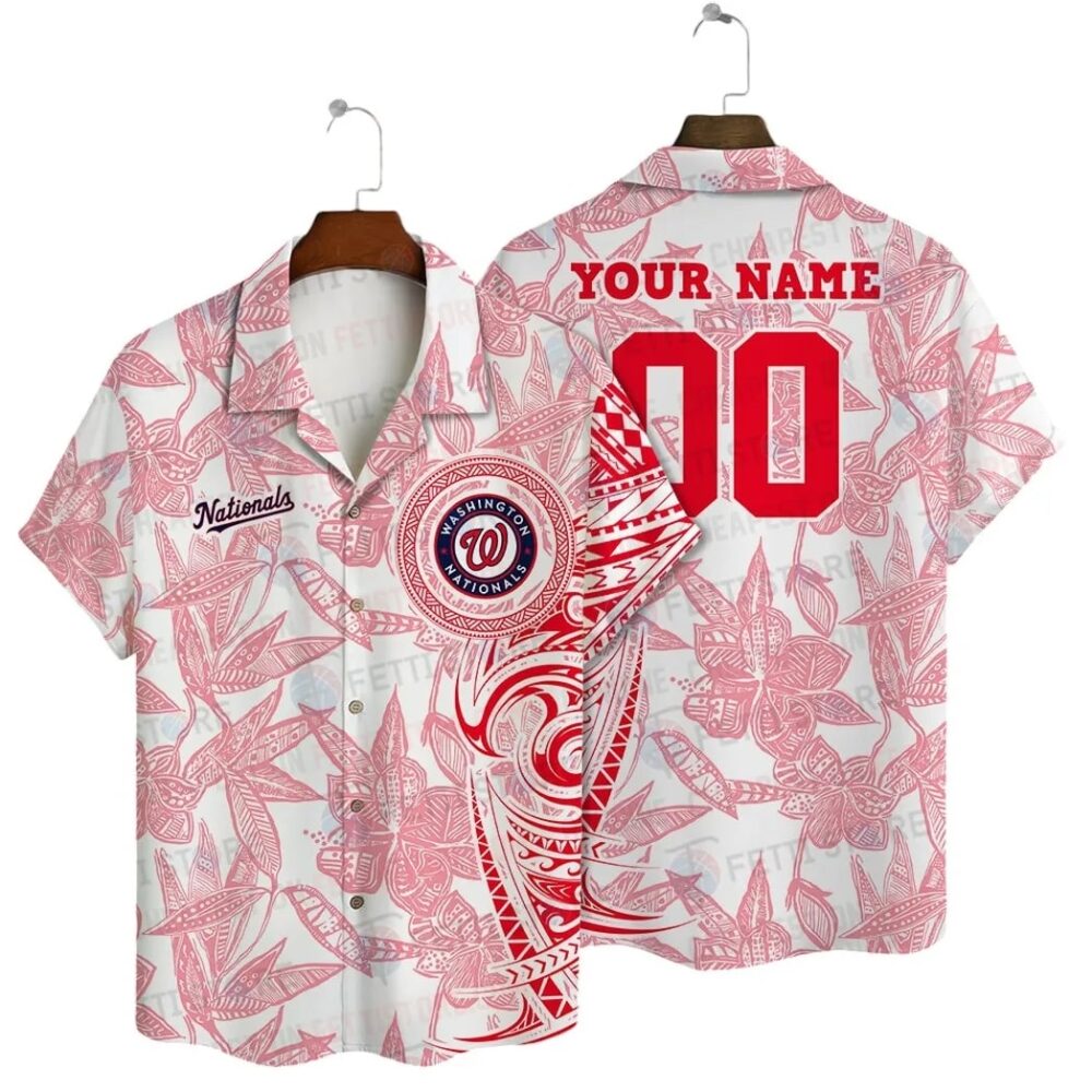 Personalized Washington Nationals Beachfront Bliss Hawaiian Shirt MLB Aloha Shirt Gift For Fans 1