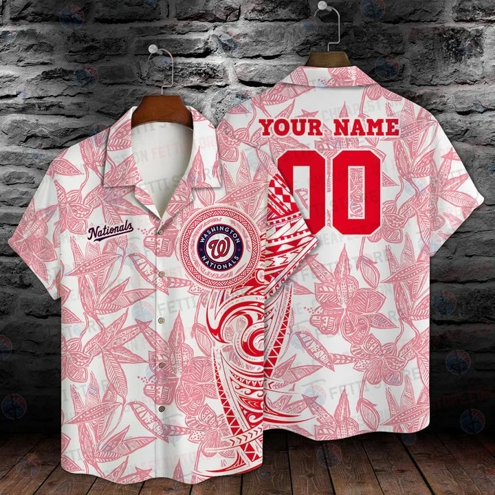 Personalized Washington Nationals Beachfront Breeze Hawaiian Shirt MLB Aloha Shirt Gift For Fans 1