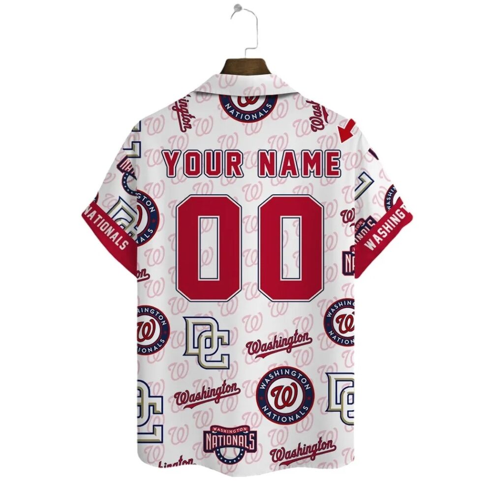 Personalized Washington Nationals Tropic Heat Hawaiian Shirt MLB Aloha Shirt Gift For Fans 3