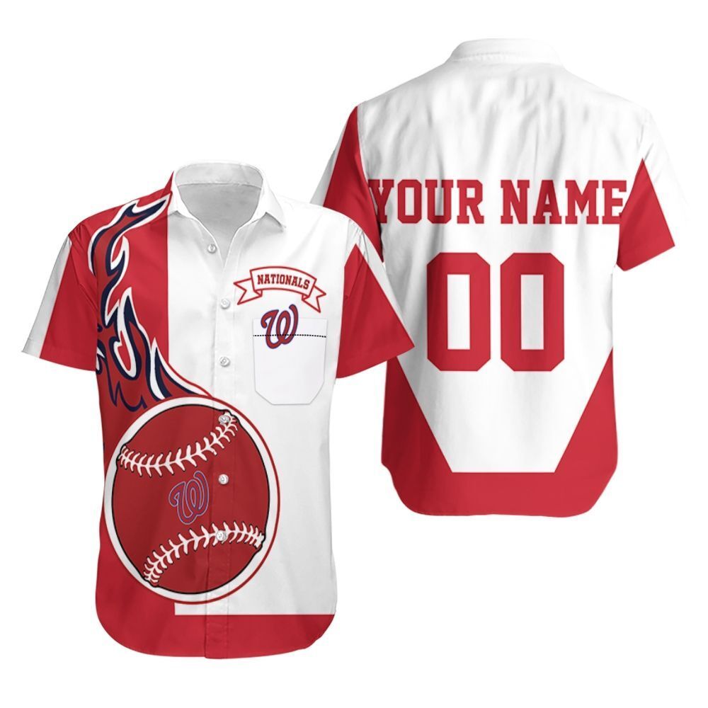 Personalized Washington Nationals Tropic Wave Hawaiian Shirt MLB Aloha Shirt Gift For Fans 1