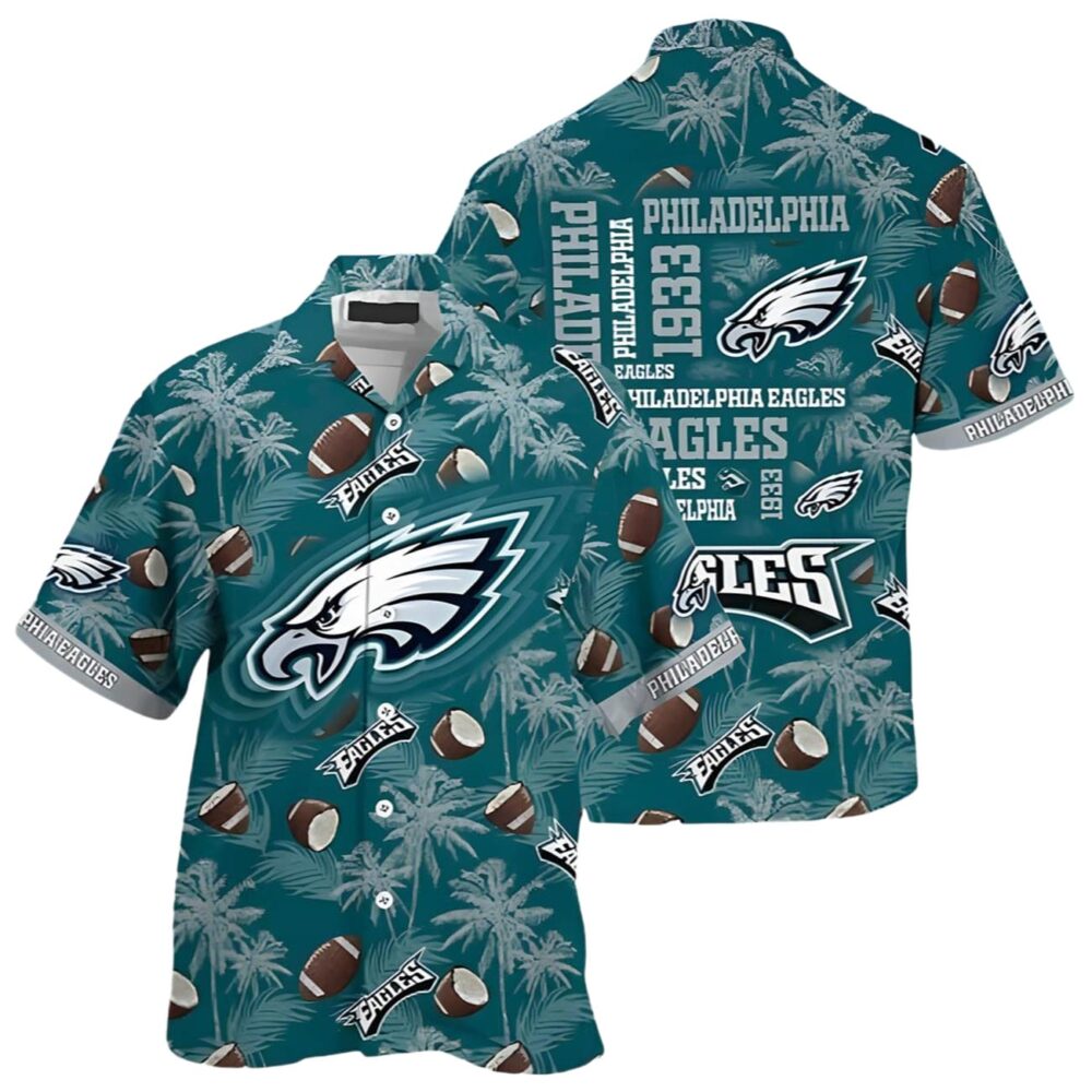 Philadelphia Eagles Football Paradise Hawaiian Shirt NFL Gifts For Fans 1