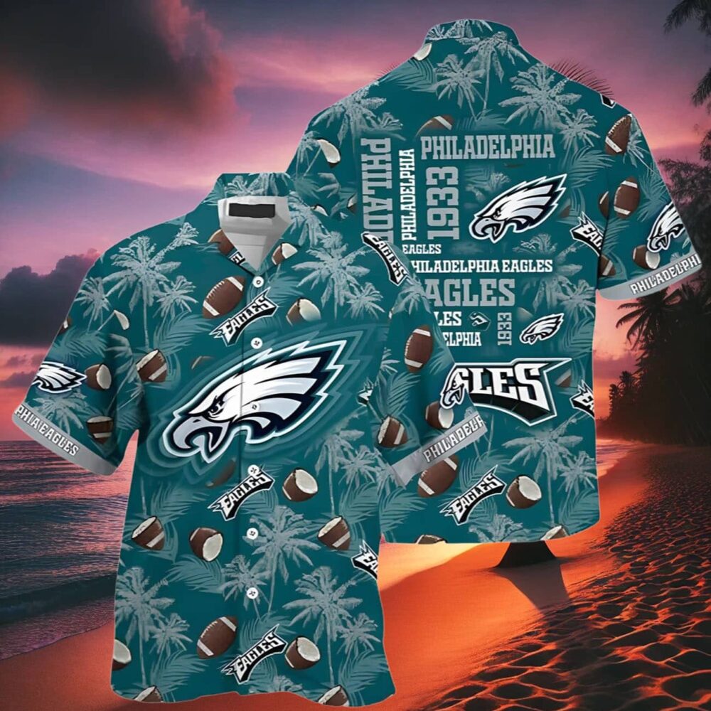 Philadelphia Eagles Football Paradise Hawaiian Shirt NFL Gifts For Fans 2