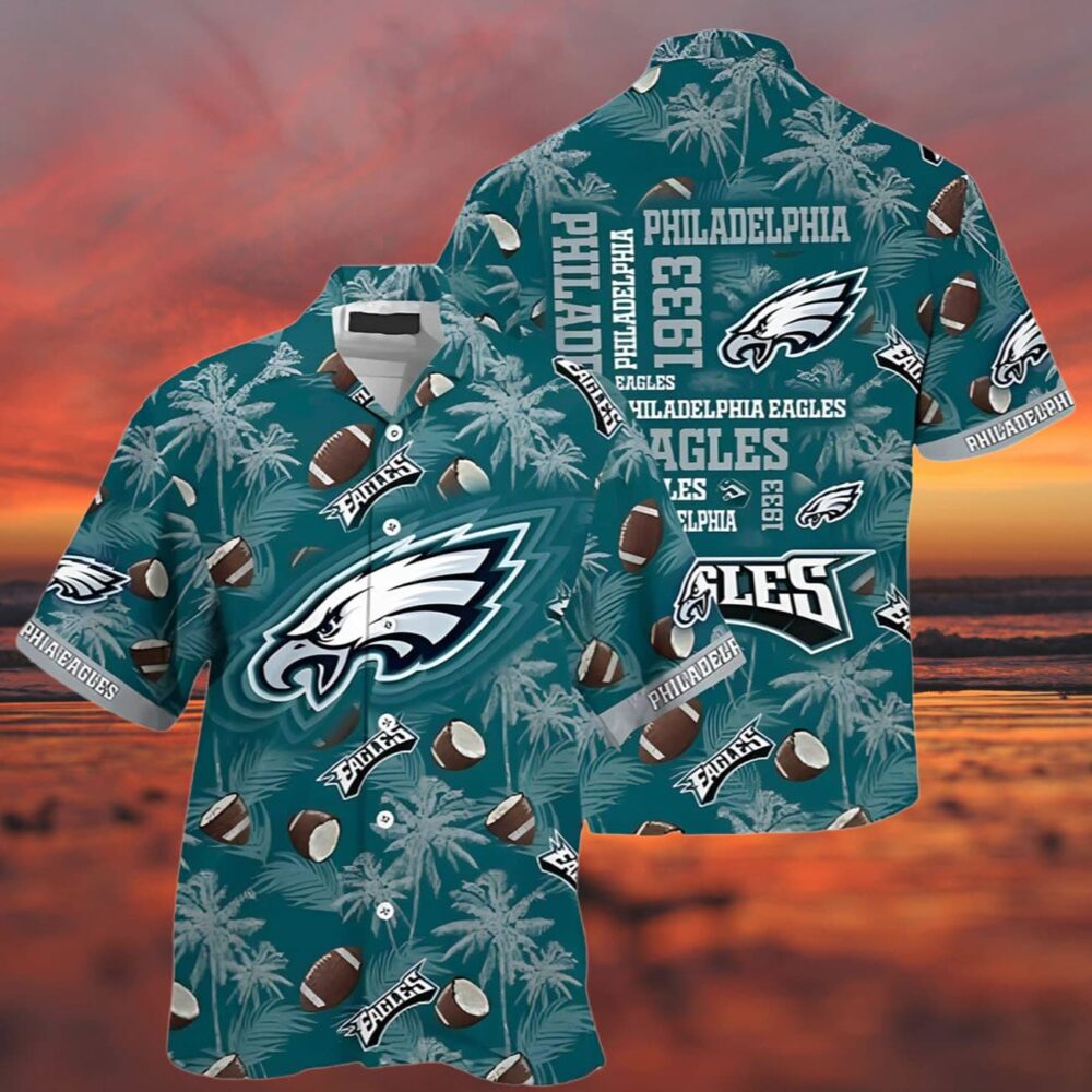 Philadelphia Eagles Football Paradise Hawaiian Shirt NFL Gifts For Fans 3