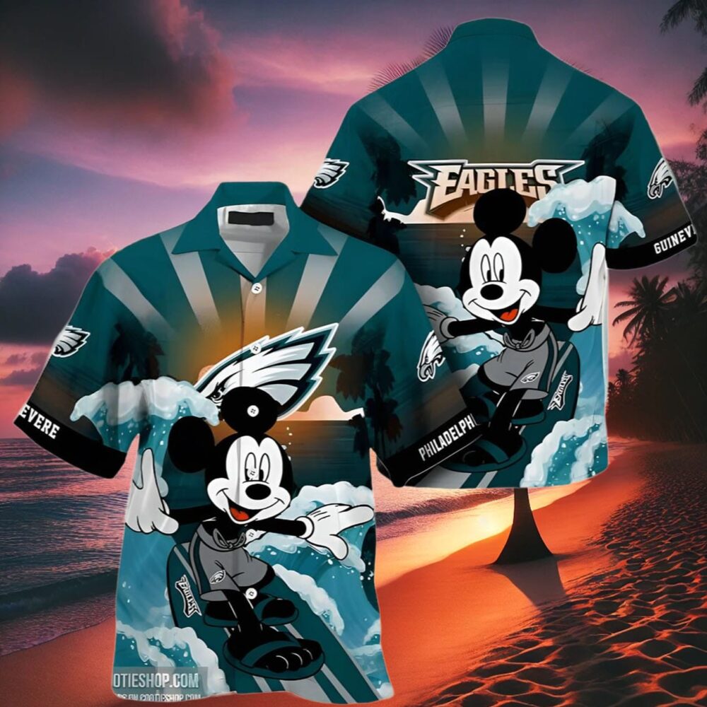 Philadelphia Eagles Hawaiian Shirt Custom NFL Gifts For Fans 2