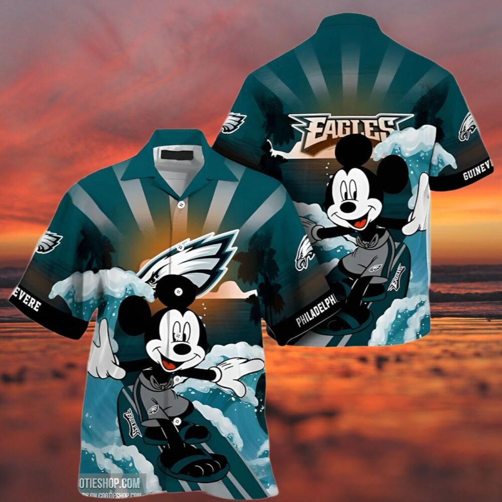 Philadelphia Eagles Hawaiian Shirt Custom NFL Gifts For Fans 3