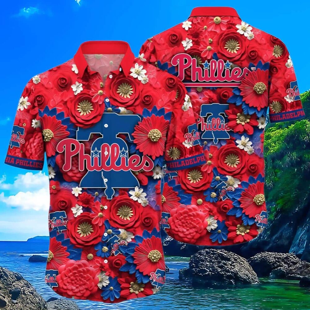 Philadelphia Phillies Hawaiian Shirt A Must have For Every Loyal Fan MLB Aloha Shirt Gift For Fans 3