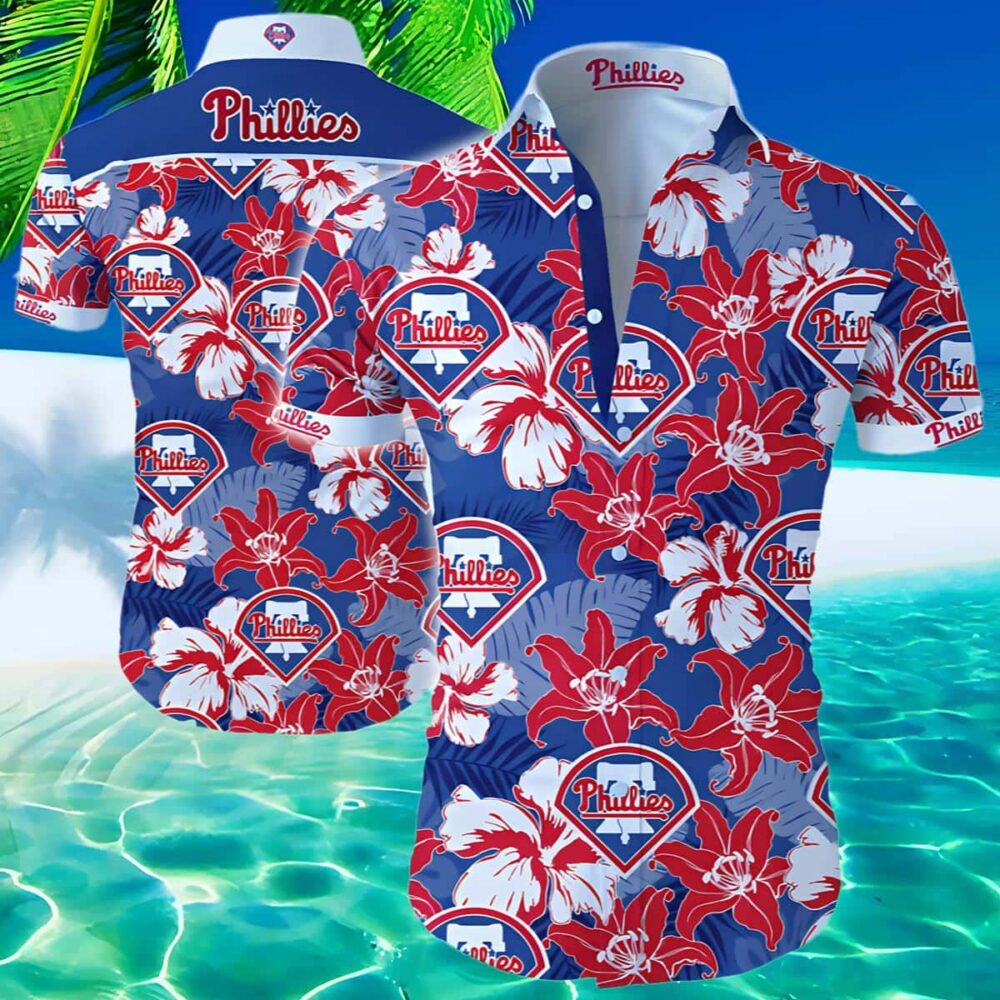 Philadelphia Phillies Hawaiian Shirt Stylish Summer Button up For Fans MLB Aloha Shirt Gift For Fans 2