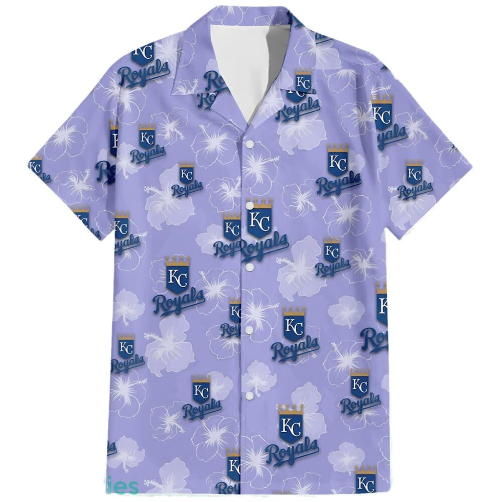 Purple Kansas City Royals Hawaiian Shirt MLB Aloha Shirt Gift For Fans 1