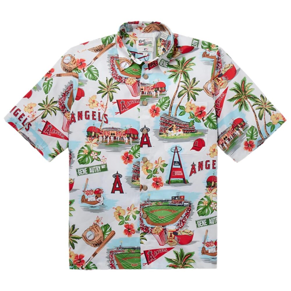 Reyn Spooner Los Angeles Angels Hawaiian Shirt MLB Aloha Shirt Gift For Fans 1