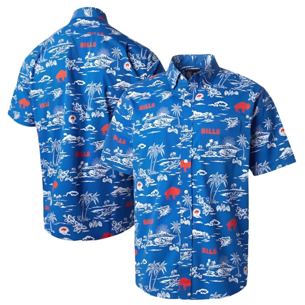 Reyn Spooner Royal Mens Buffalo Bills Hawaiian Shirt NFL Gifts For Fans 1