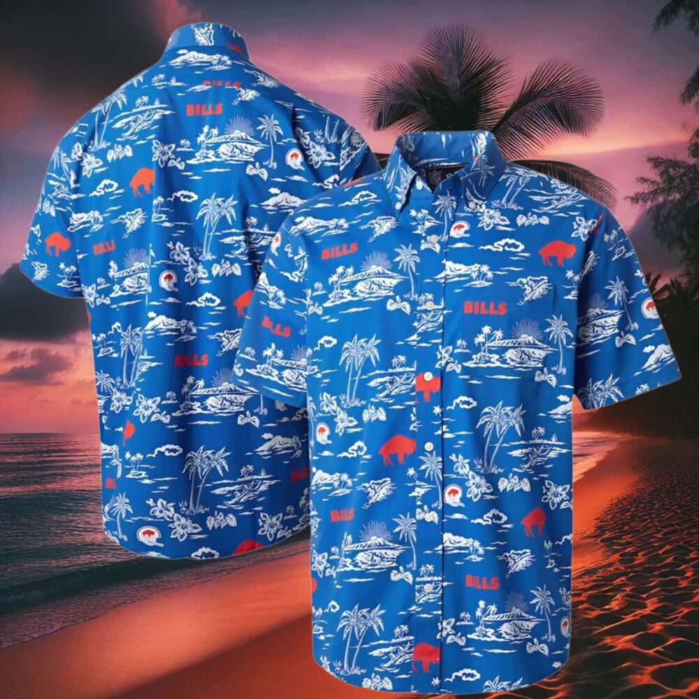 Reyn Spooner Royal Mens Buffalo Bills Hawaiian Shirt NFL Gifts For Fans 2