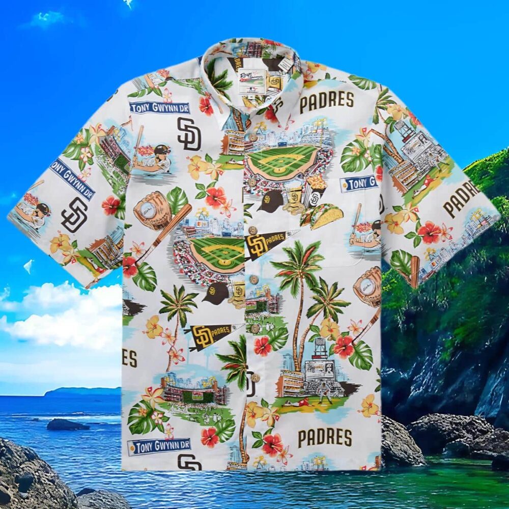 Reynspooner San Diego Padres Hawaiian Shirt MLB Aloha Shirt Gift For Fans 3