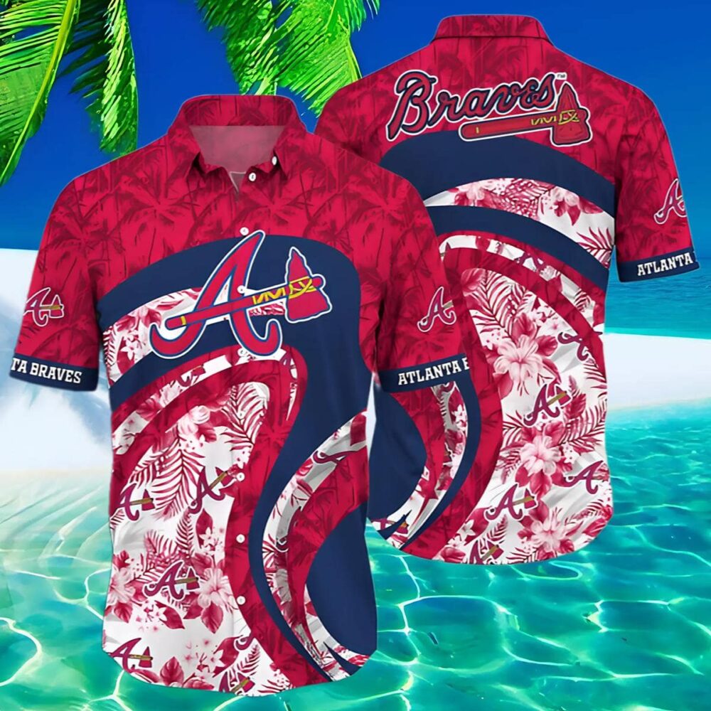 Show Your Team Spirit With Vibrant Atlanta Braves Hawaiian MLB Aloha Shirt Gift For Fans 2