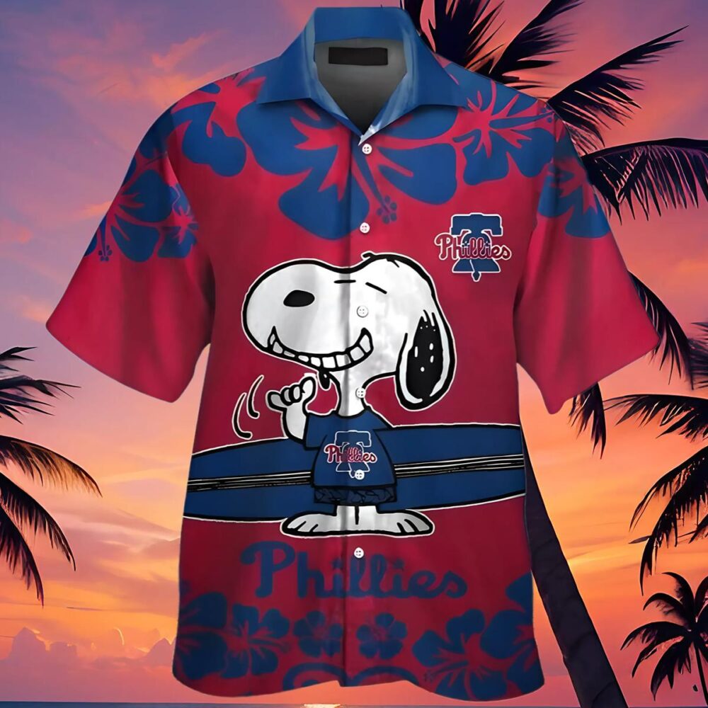 Snoopy Philadelphia Phillies Summer Hawaiian Shirt MLB Aloha Shirt Gift For Fans 4