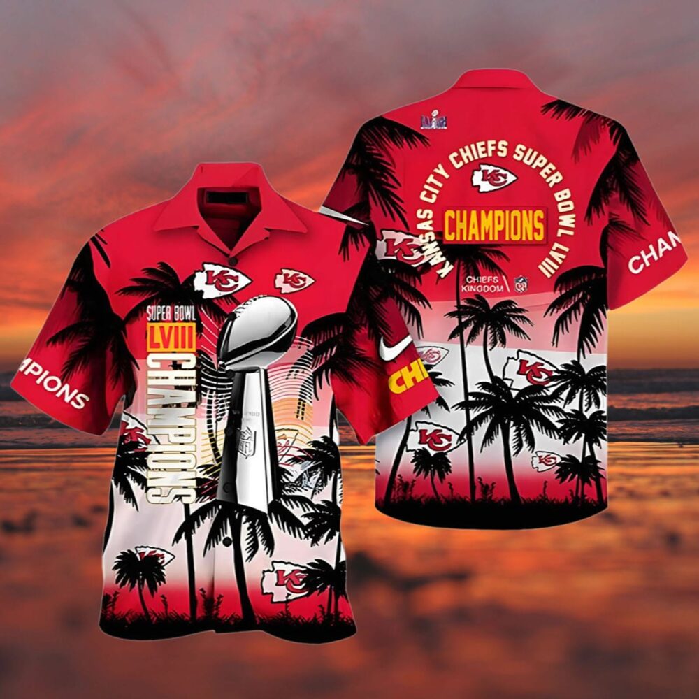 Super Bowl Champions Kansas City Chiefs Hawaiian Shirt NFL Gifts For Fans 3