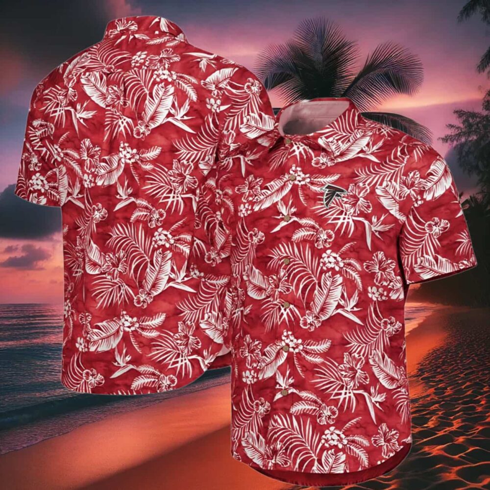 Tommy Bahama Atlanta Falcons Hawaiian Shirts For Men Red NFL Gifts For Fans 2