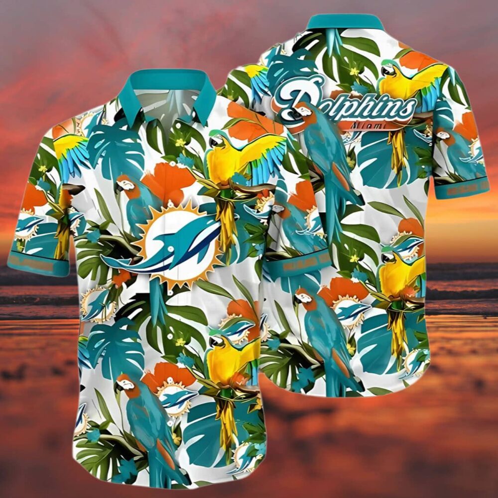 Tropical Summer Miami Dolphins Hawaiian Shirt NFL Gifts For Fans 3