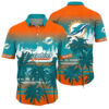 Tropical Summer Sunset Miami Dolphins Hawaiian Shirt NFL Gifts For Fans 1