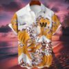 Washington Commanders Great Wave Hawaiian Shirt Personalized Name And Number NFL Gift For Fans 1