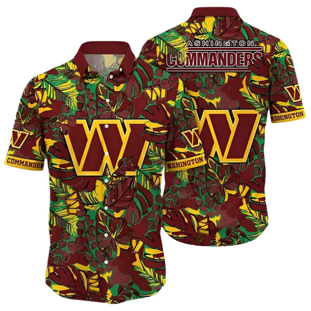 Washington Commanders Hawaiian Shirt Sunsets Aloha Shirt NFL Gifts For Fans 1