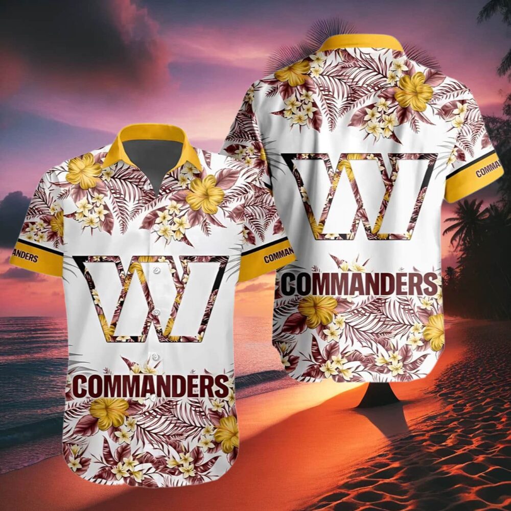 Washington Commanders Special Floral Tropical Hawaiian Shirt NFL Gifts For Fans 2