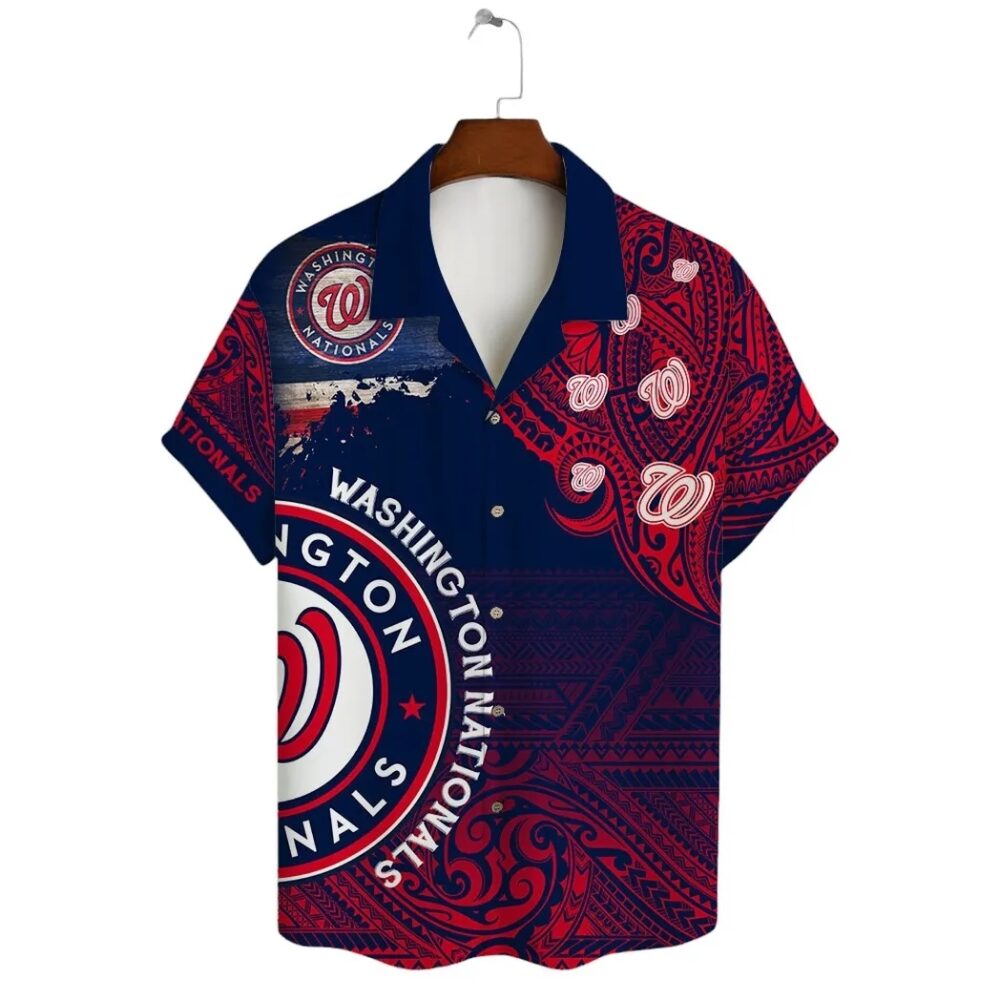 Washington Nationals Beachfront Bliss Hawaiian Shirt MLB Aloha Shirt Gift For Fans 2