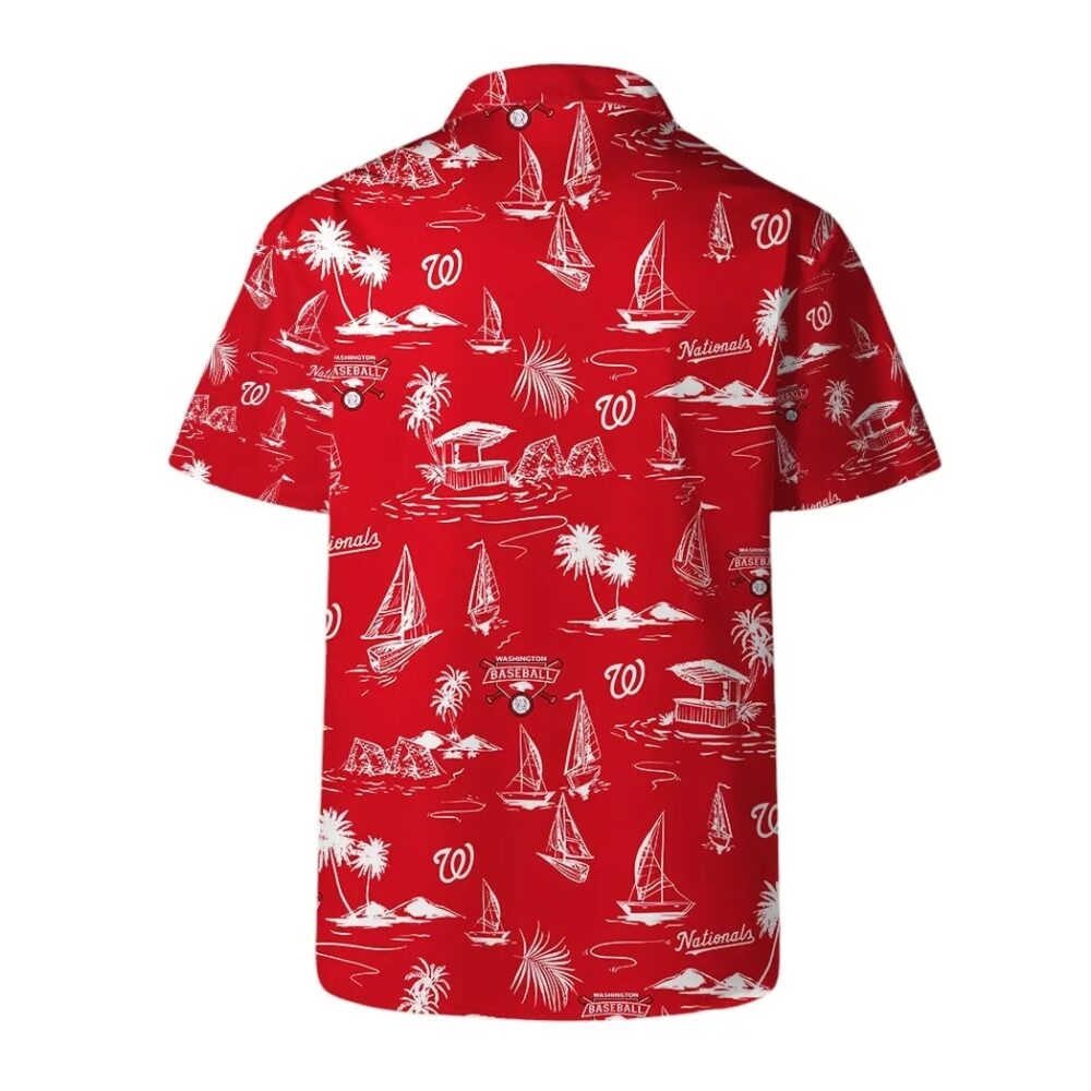 Washington Nationals Capital Tropics Hawaiian Shirt MLB Aloha Shirt Gift For Fans 4