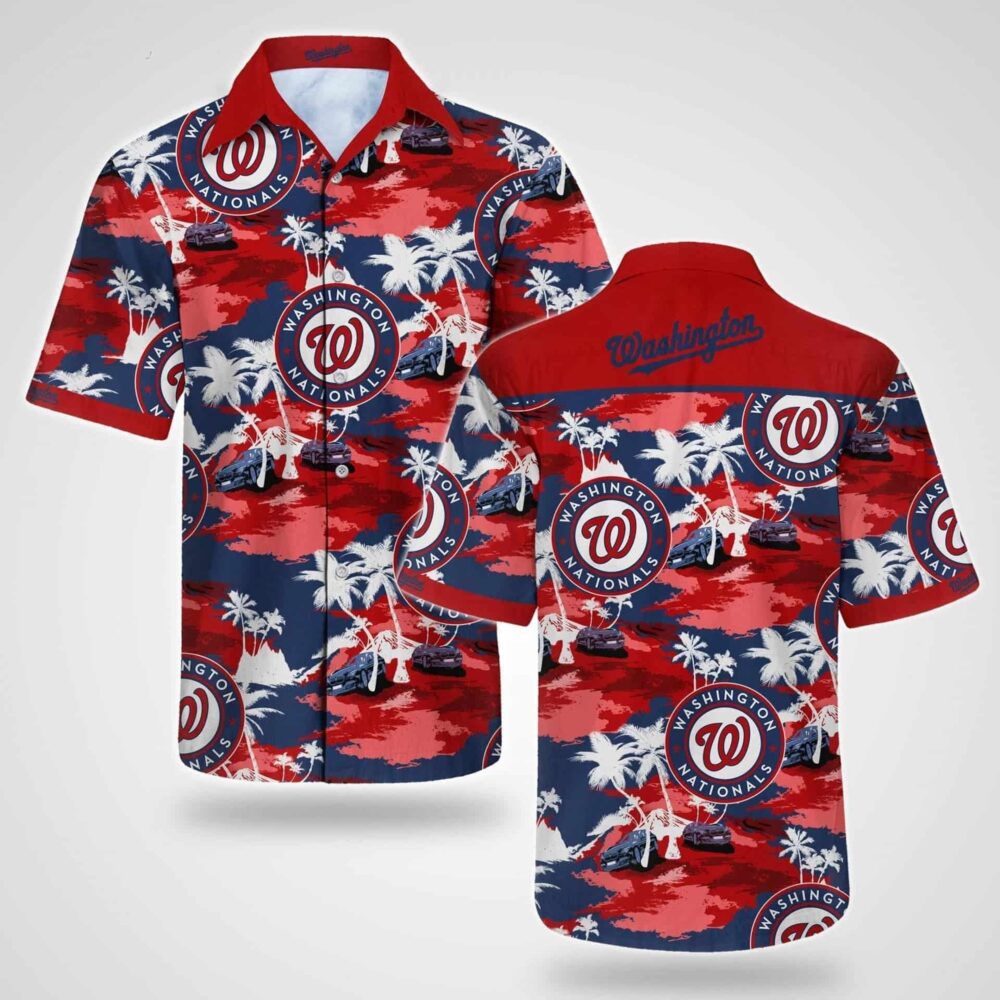 Washington Nationals Coastal Dream Hawaiian Shirt MLB Aloha Shirt Gift For Fans 1