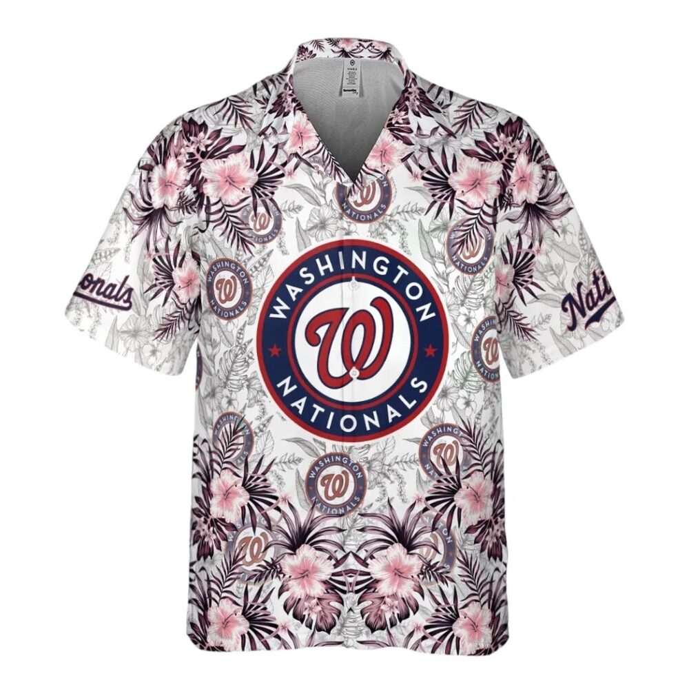 Washington Nationals Coastal Paradise Hawaiian Shirt MLB Aloha Shirt Gift For Fans 2