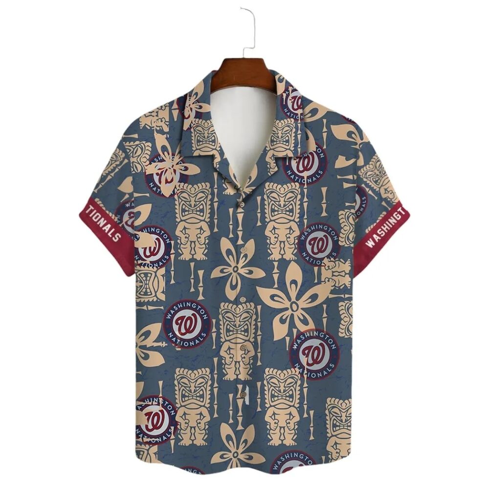 Washington Nationals Island Escape Hawaiian Shirt MLB Aloha Shirt Gift For Fans 2