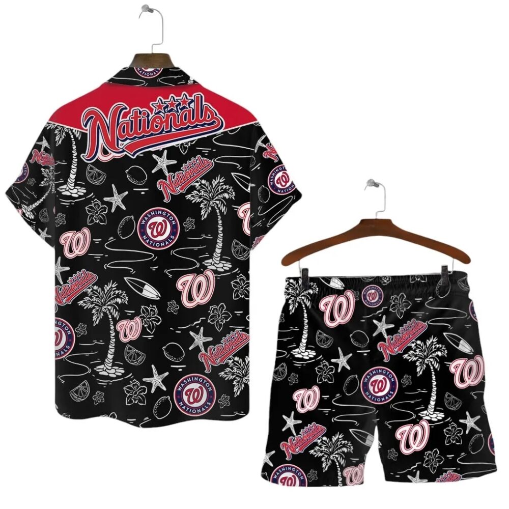 Washington Nationals Island Paradise Hawaiian Shirt MLB Aloha Shirt Gift For Fans 2