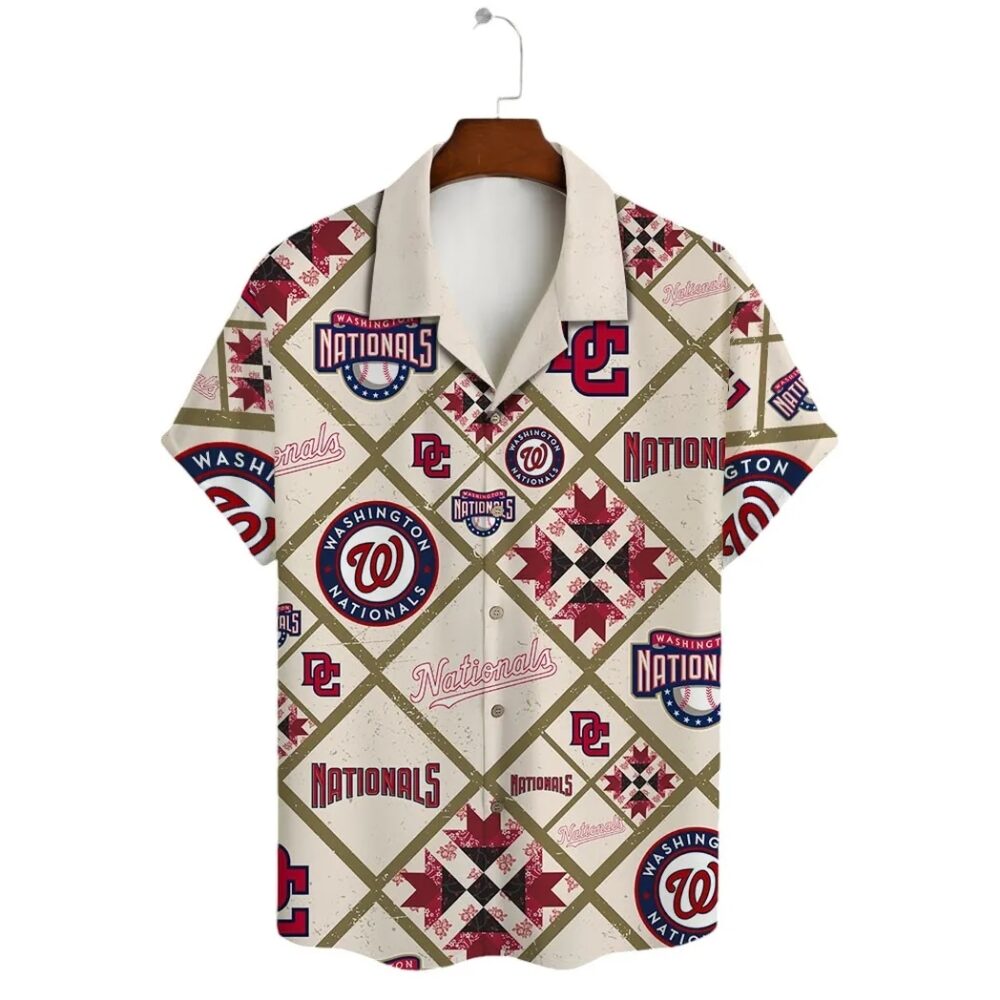 Washington Nationals Seaside Spirit Hawaiian Shirt MLB Aloha Shirt Gift For Fans 2