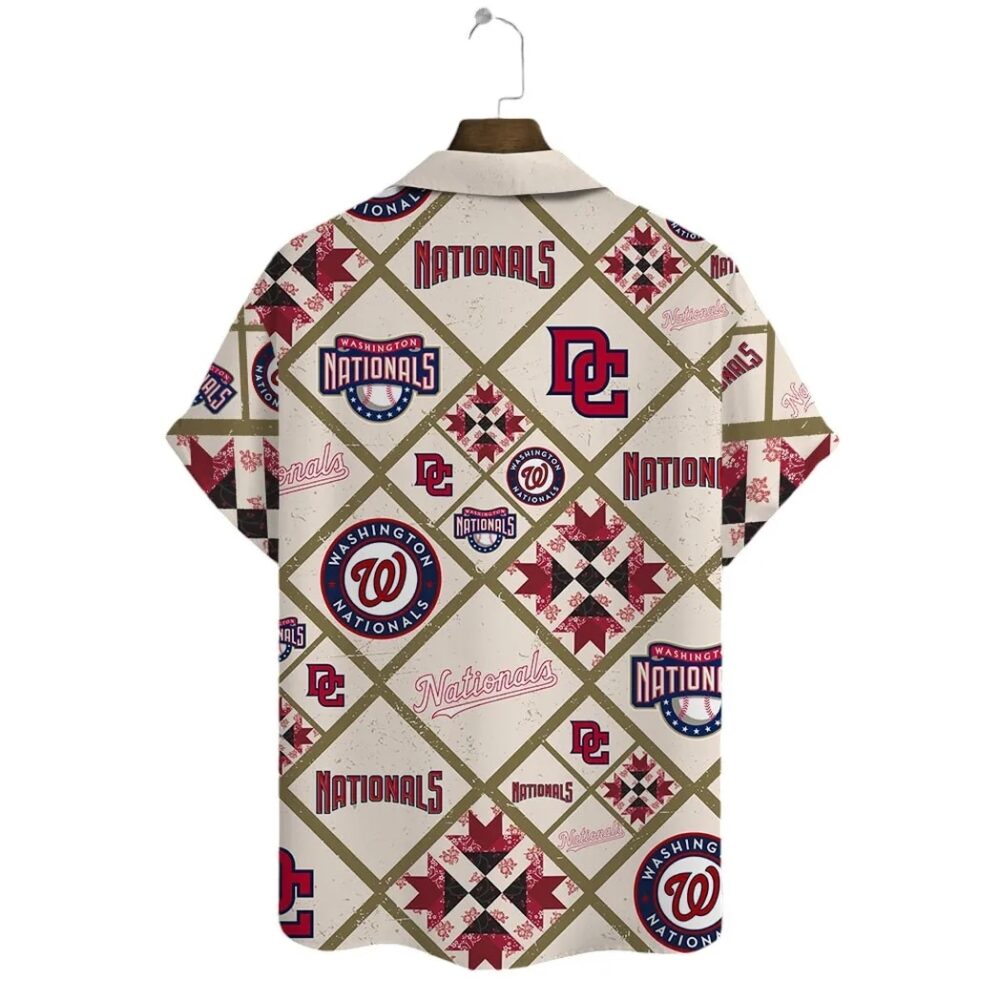 Washington Nationals Seaside Spirit Hawaiian Shirt MLB Aloha Shirt Gift For Fans 3