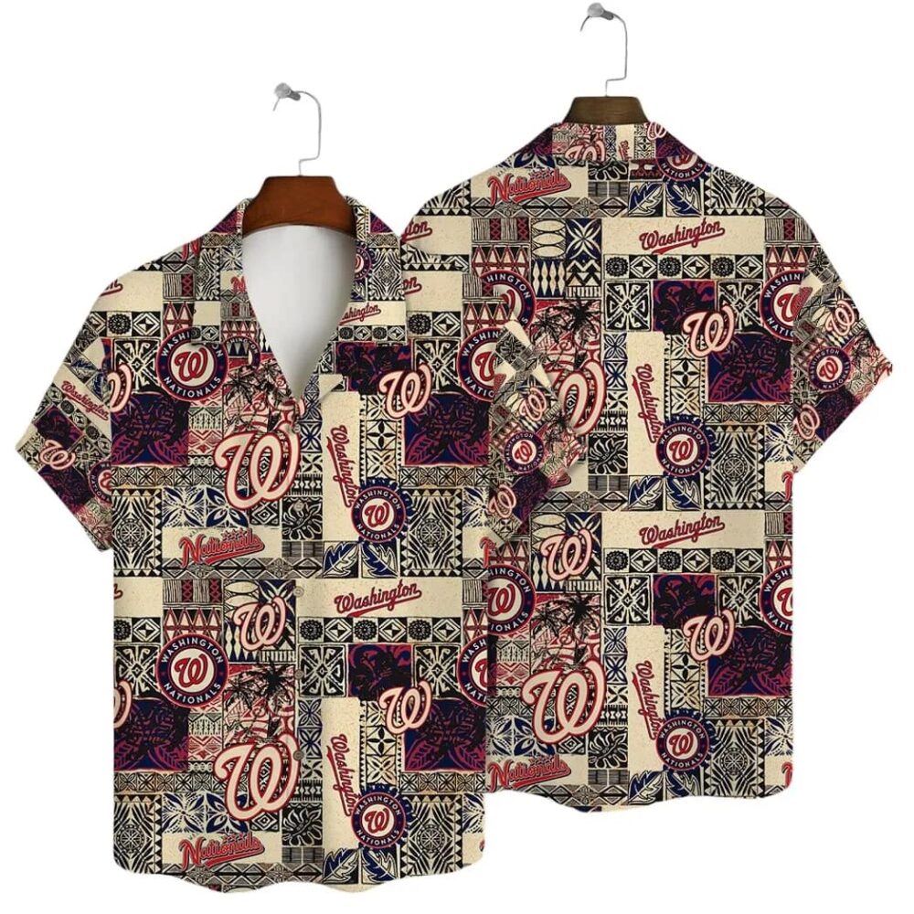 Washington Nationals Summer Breeze Hawaiian Shirt MLB Aloha Shirt Gift For Fans 1