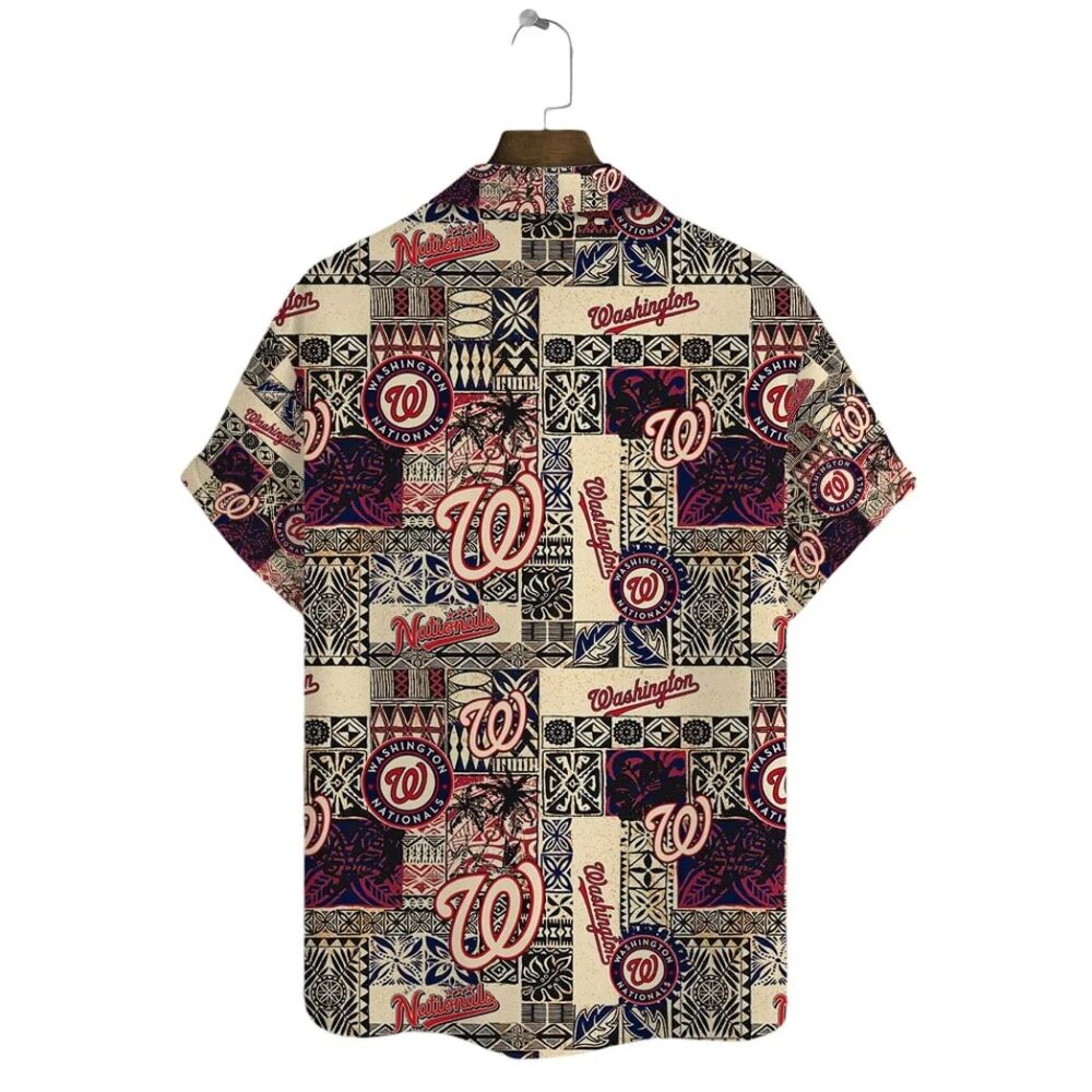 Washington Nationals Summer Breeze Hawaiian Shirt MLB Aloha Shirt Gift For Fans 3