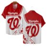 Washington Nationals Sunset Palms Hawaiian Shirt MLB Aloha Shirt Gift For Fans 1