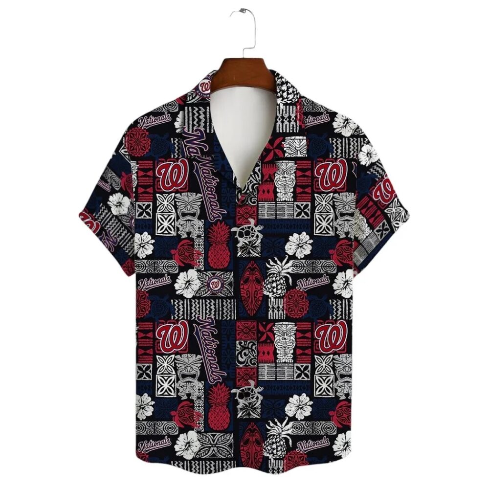 Washington Nationals Tropical Haven Hawaiian Shirt MLB Aloha Shirt Gift For Fans 2