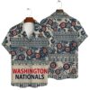 Washington Nationals Tropical Horizon Hawaiian Shirt MLB Aloha Shirt Gift For Fans 1