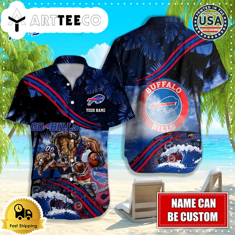 Buffalo Bills Special Mascot Football Player Hawaiian Shirt Buffalo Bills Aloha Shirt T Shirt Trending