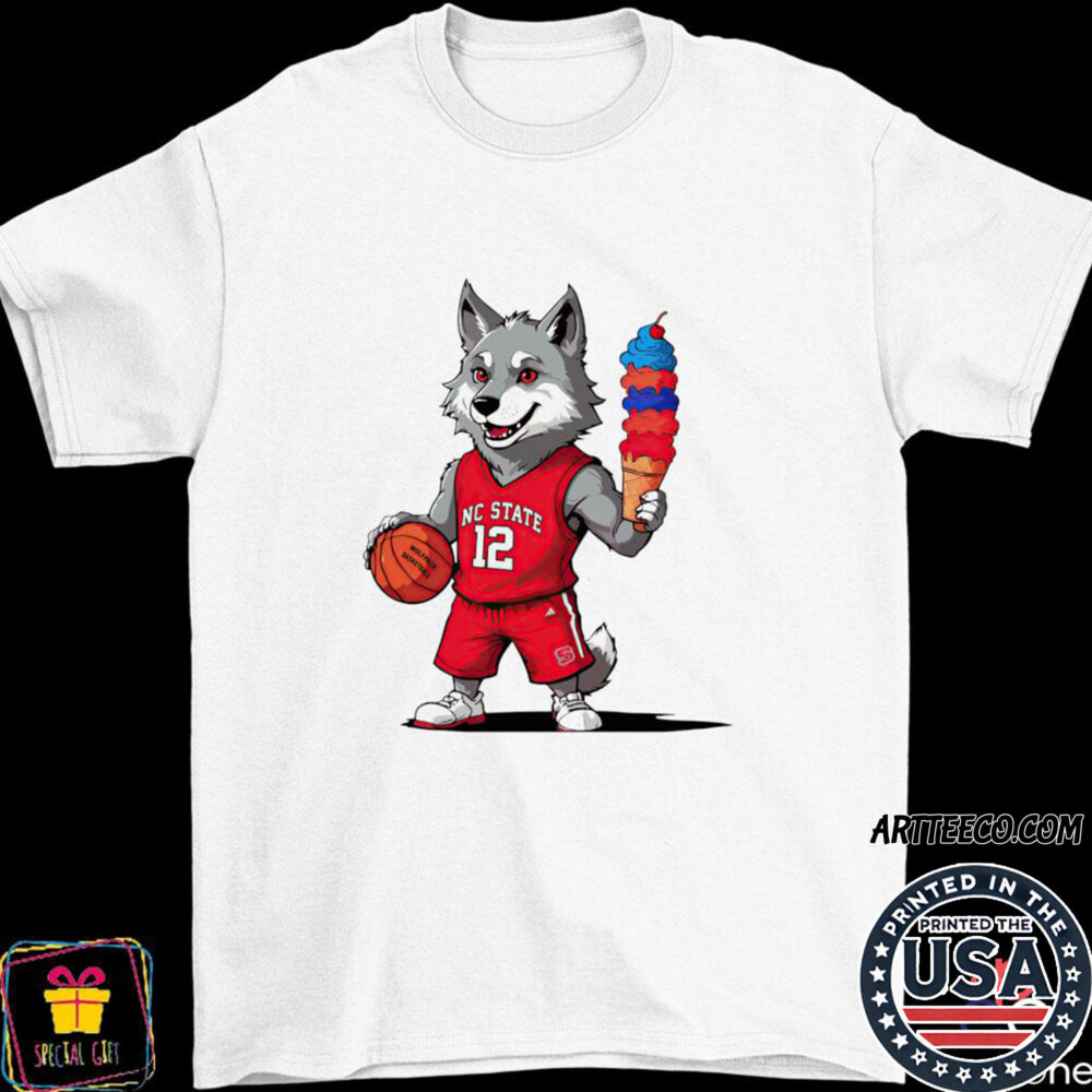 Nc State Wolfpack 5 Ice Cream Shirt