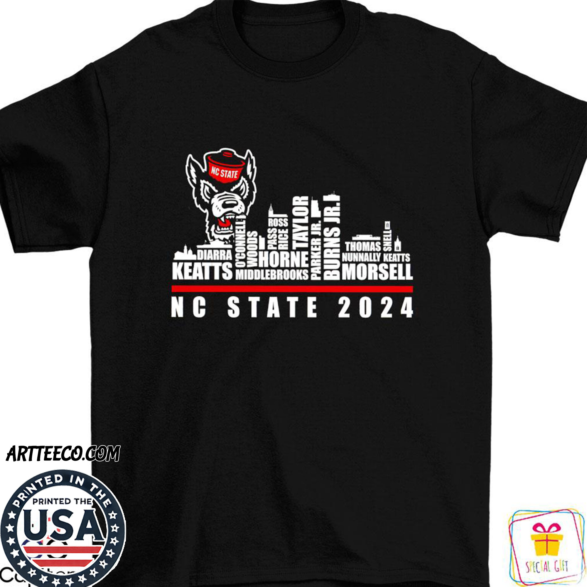 Nc State Wolfpack Men’s Basketball 2024 City Players Names Shirt Nc State Wolfpack Men’s Basketball 2024 City Players Names Shirt