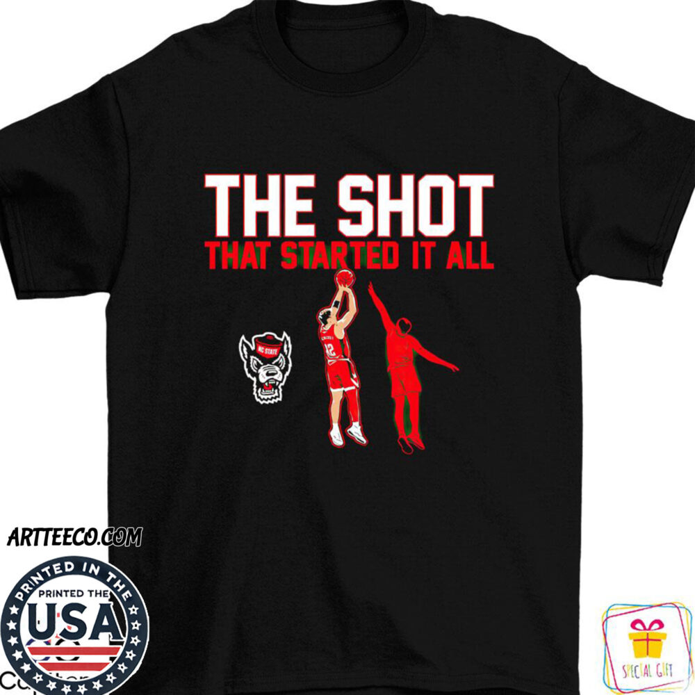 Nc State Wolfpack Michael O'connell The Shot That Started It All Shirt