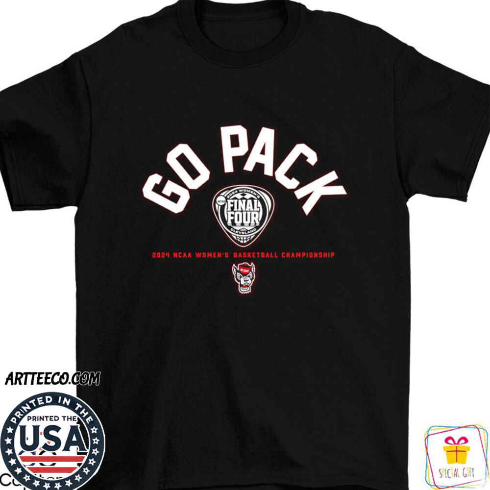 Ncaa Women's Basketball Nc State 2024 Championship Go Pack Shirt