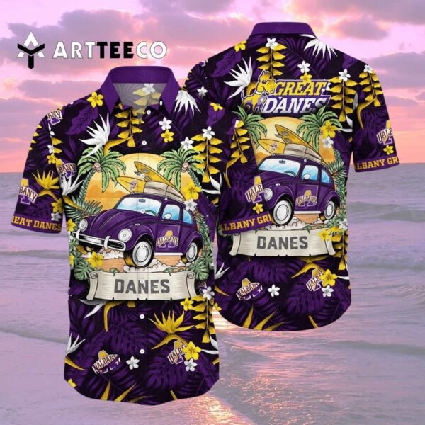 Albany Great Danes Island Glamour For Big Fan Hawaiian Shirt 2