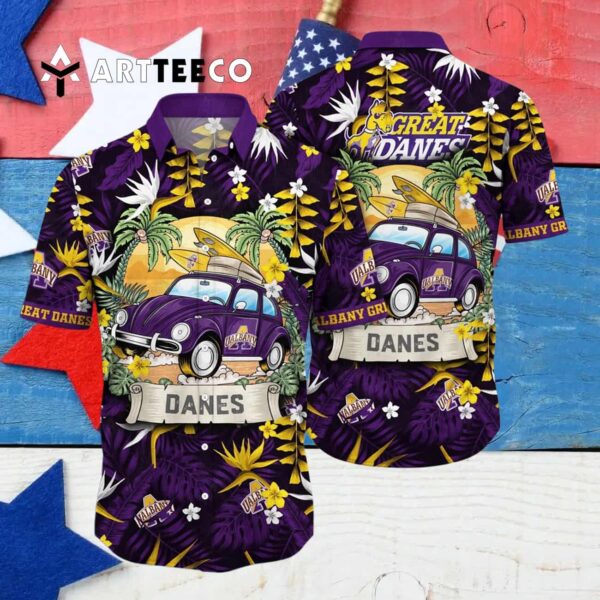 Albany Great Danes Island Glamour For Big Fan Hawaiian Shirt 4